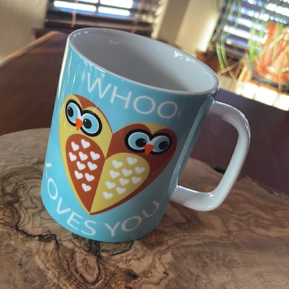 Dansk "Whoo Loves You" Owl Mug